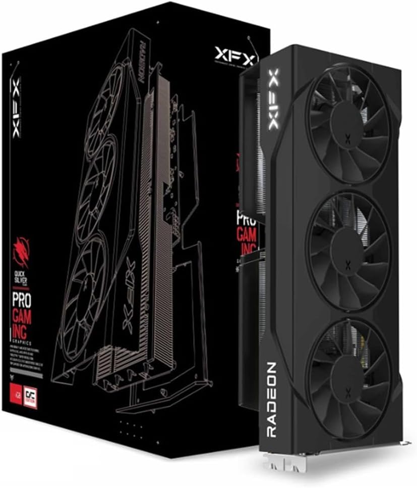 Triple Fan Gaming Graphics Card 16Gb - Tarjeta Gráfica para Juegos Radeon RX