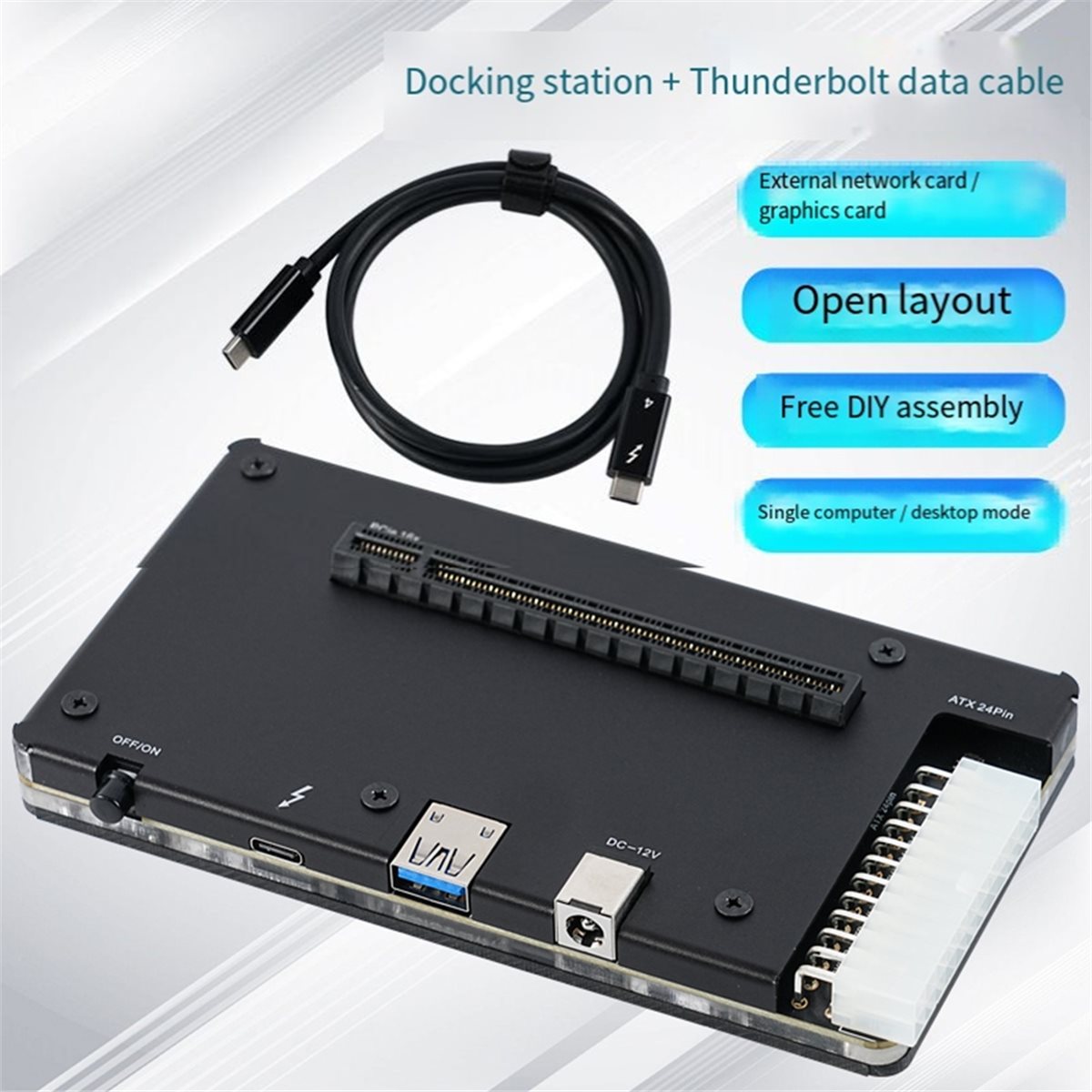Thunderbolt 4 External Gpu Enclosure - ABIU - GPU Externa Profesional para