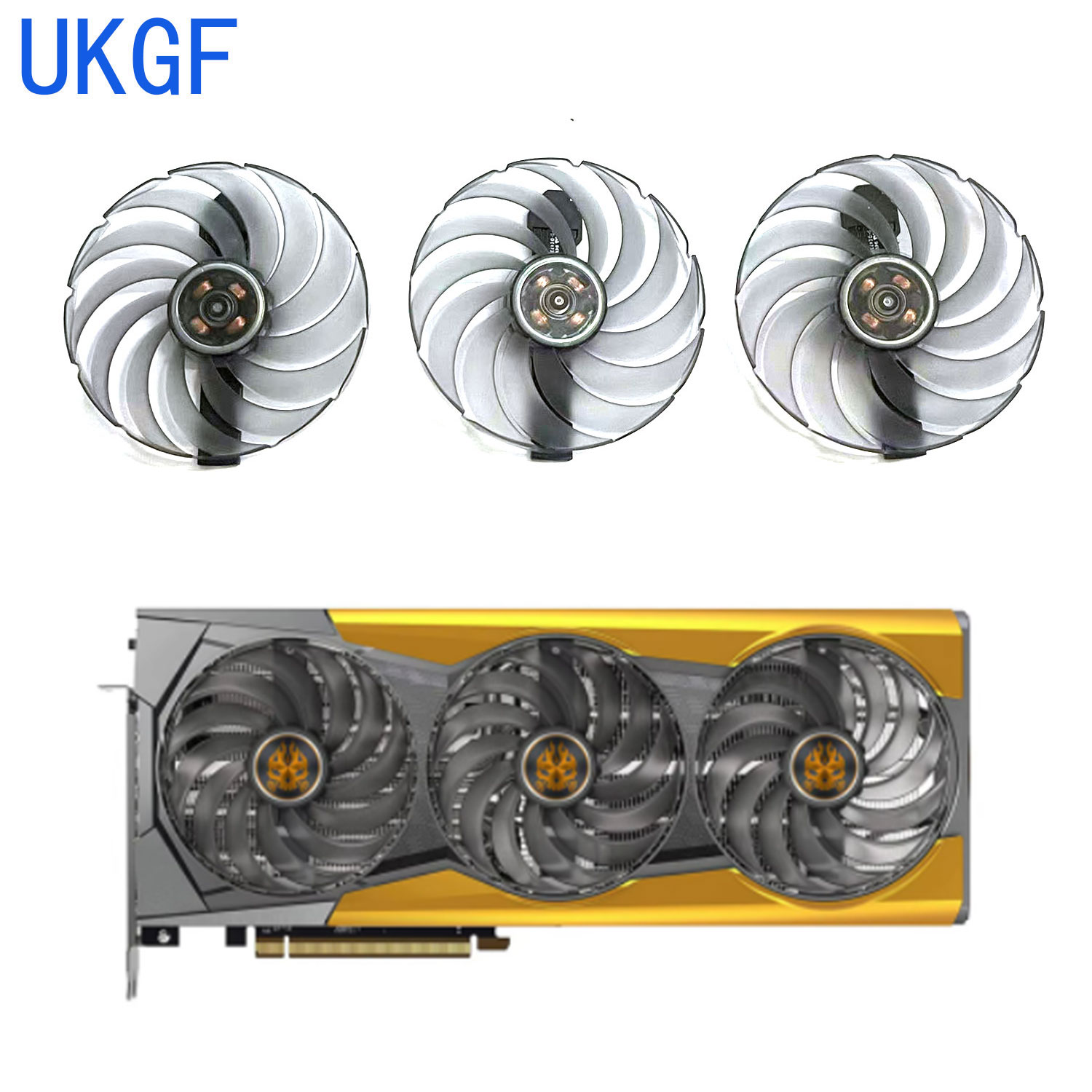 Rx 6900 Xt 16Gb - Ventilador gráfico de refrigeración de 95MM