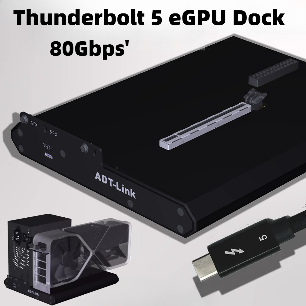 Thunderbolt 4 External Gpu Enclosure - Base de Conexión Externa para GPU