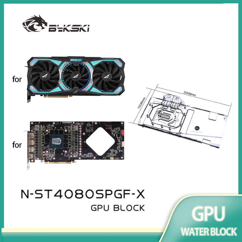 Rtx 4080 Super 16Gb - Bloque de Refrigeración Bykski para Tarjeta
