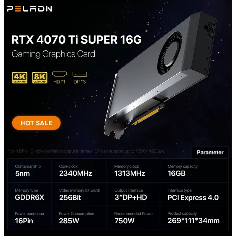 Tarjeta de Video GeForce RTX 4 - Rtx 4070 Ti Super 16Gb reseña y precio