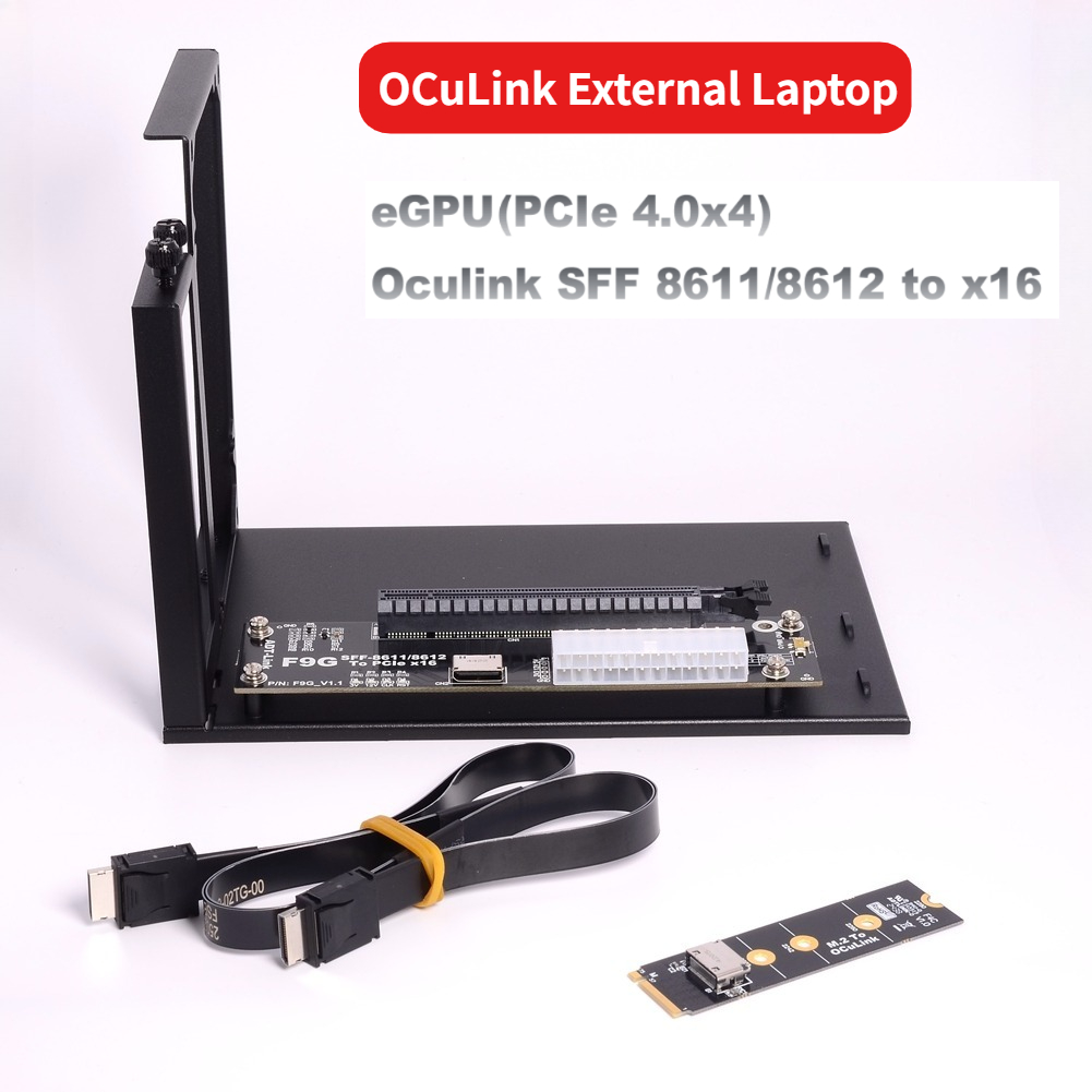 PCIe 4,0 X4 OCuLink portátiles - Oculink Egpu Dock Graphics Card reseña y precio