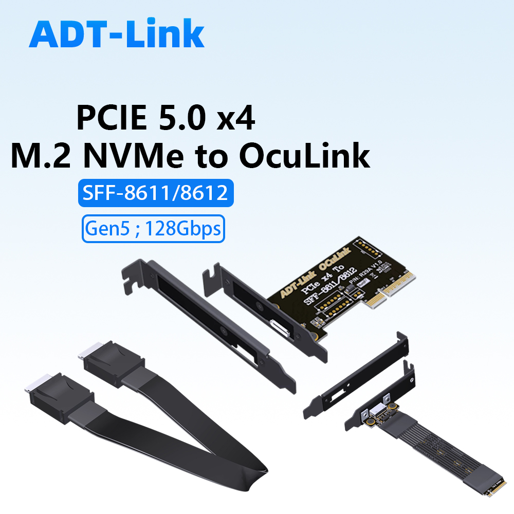 Adaptador PCIE 5.0 X4 Gen5 M.2 - Oculink Egpu Dock Graphics Card reseña y precio