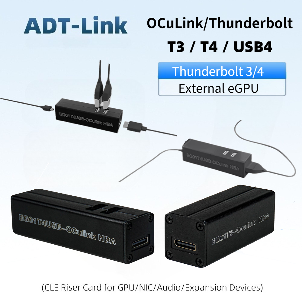 Adaptador OCuLink Thunderbolt  - Oculink Egpu Dock Graphics Card reseña y precio