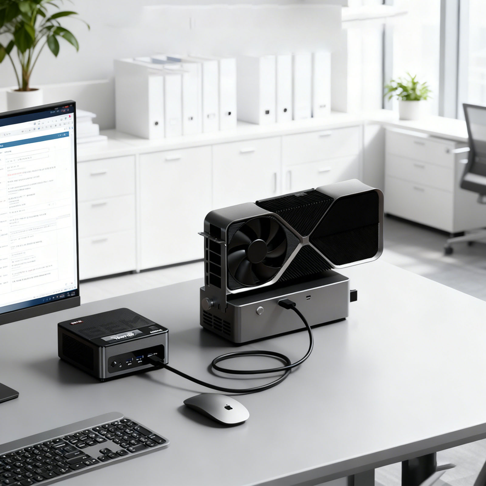 Base de Conexión para GPU Exte - Oculink Egpu Dock Graphics Card reseña y precio